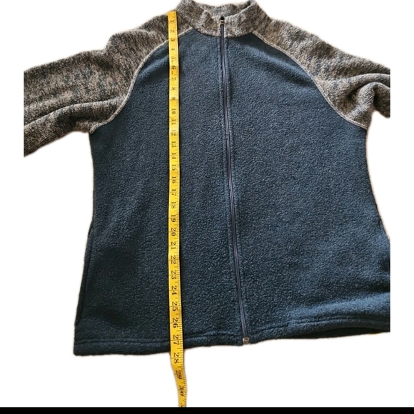 Kuhl Mens Navy Blue Alpaca Fleece Full-Zip Warm Ourdoor Sweater Kashmira L - Picture 11 of 11